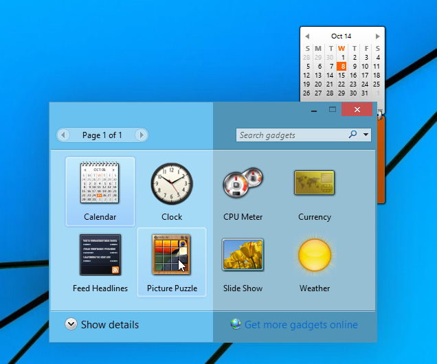 Google Calendar Desktop Gadget For Vista