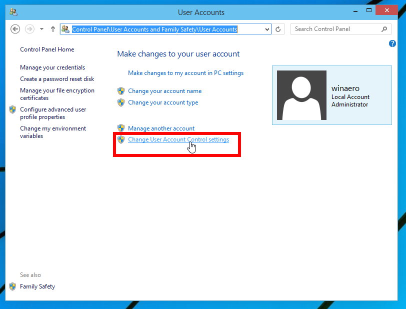 Disable User Account Control Windows Vista Home