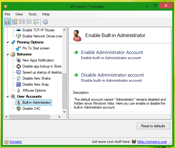 Enable Administrator In Vista Home