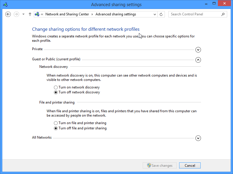Vista Network Settings Advanced
