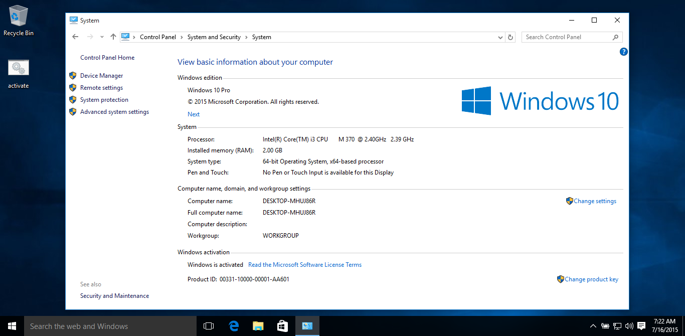 Windows 10 Solution: How to activate Windows 10 build 10240