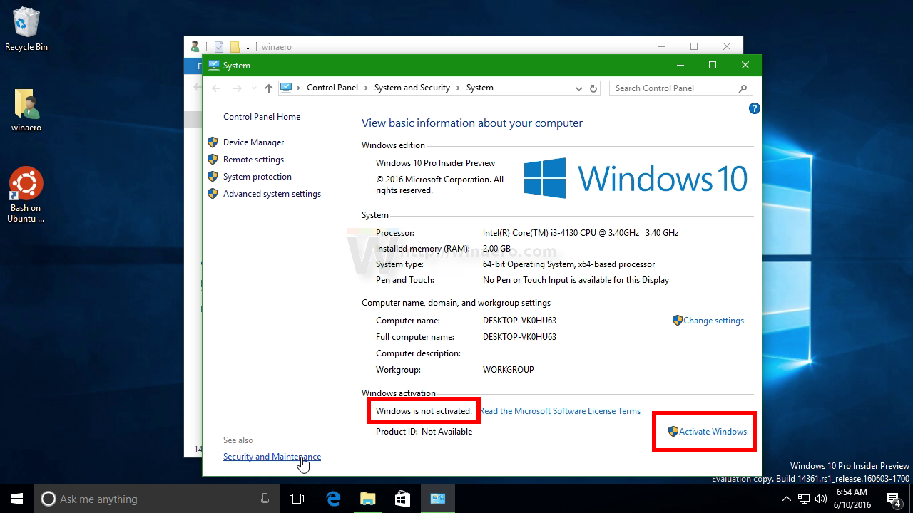 change desktop background windows 10 without activation