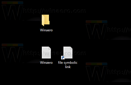 Windows 10 file symbolic link