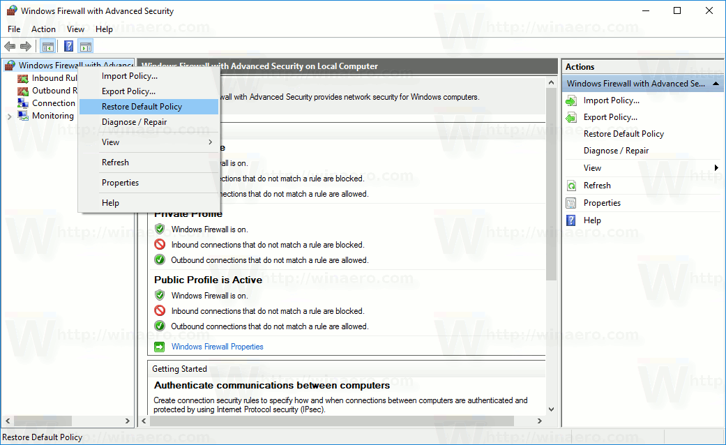 Restore Default Taskbar Windows Vista