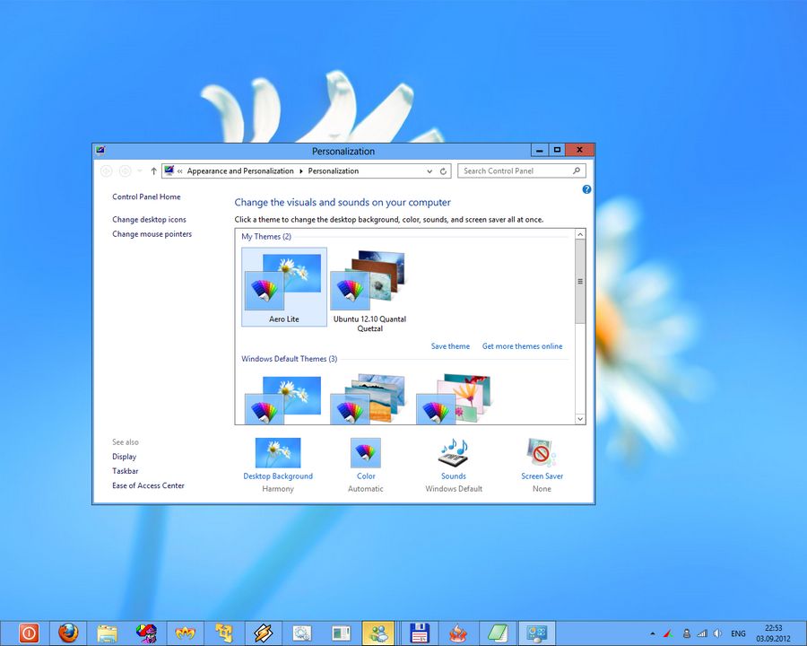 transparent taskbar windows 8