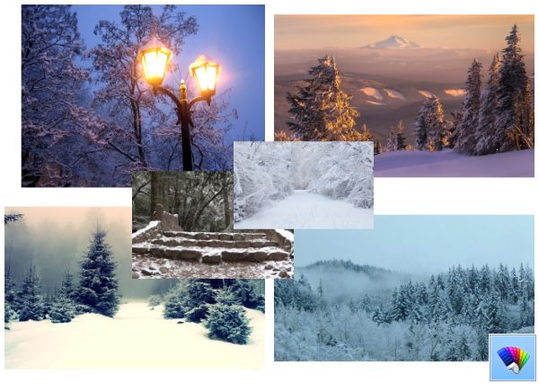 Winter Stays theme for Windows 8