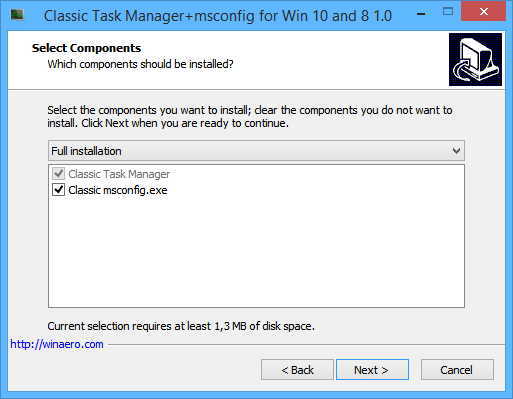 Classic Taskmgr Installer 2