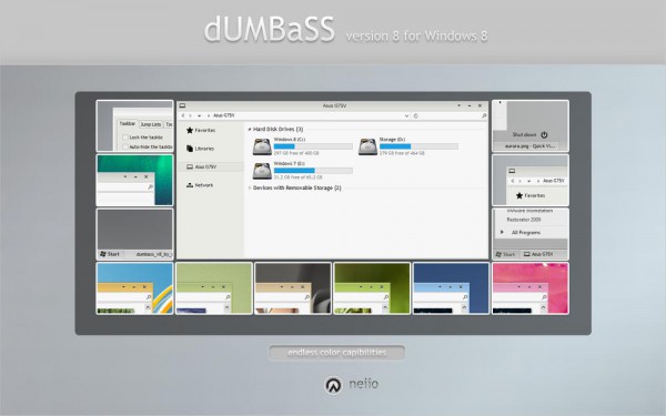 dumbass v8 theme for Windows 8