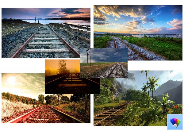 Railways theme for Windows 8
