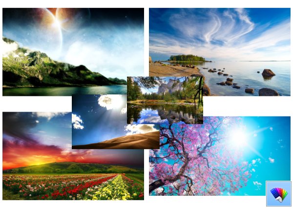 Bright Nature theme for Windows 8
