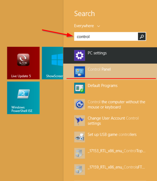 Do you know all these ways to open Control Panel in Windows 8.1