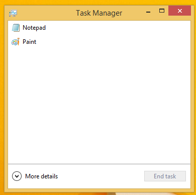 simplified task manager