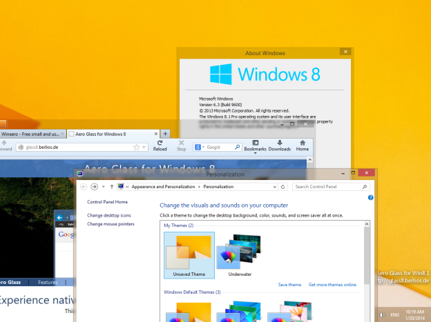 Here is how to enable the Aero Peek feature in Windows 8.1