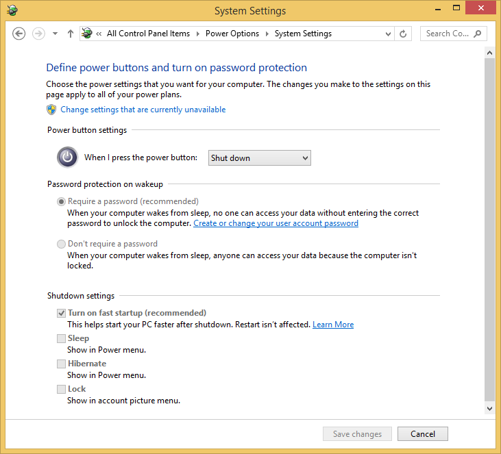 windows 8 disable sleep