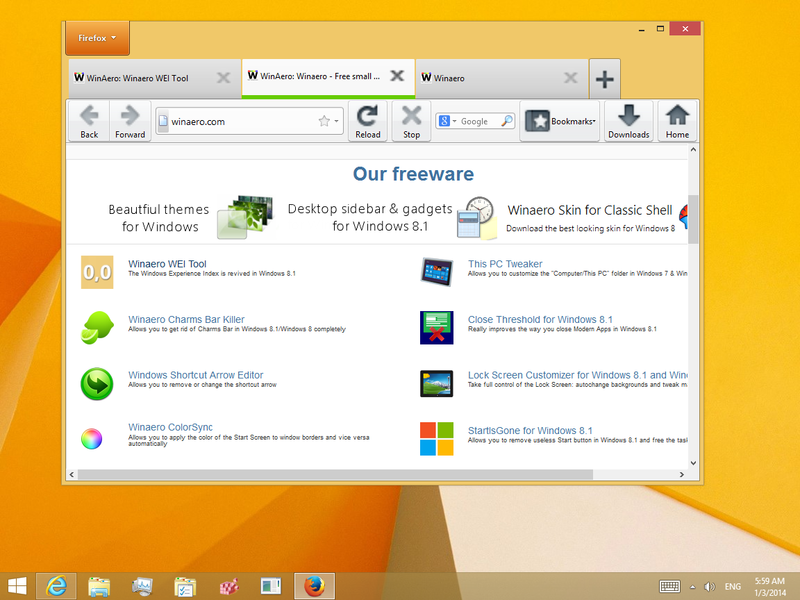 firefox for windows 8 touch