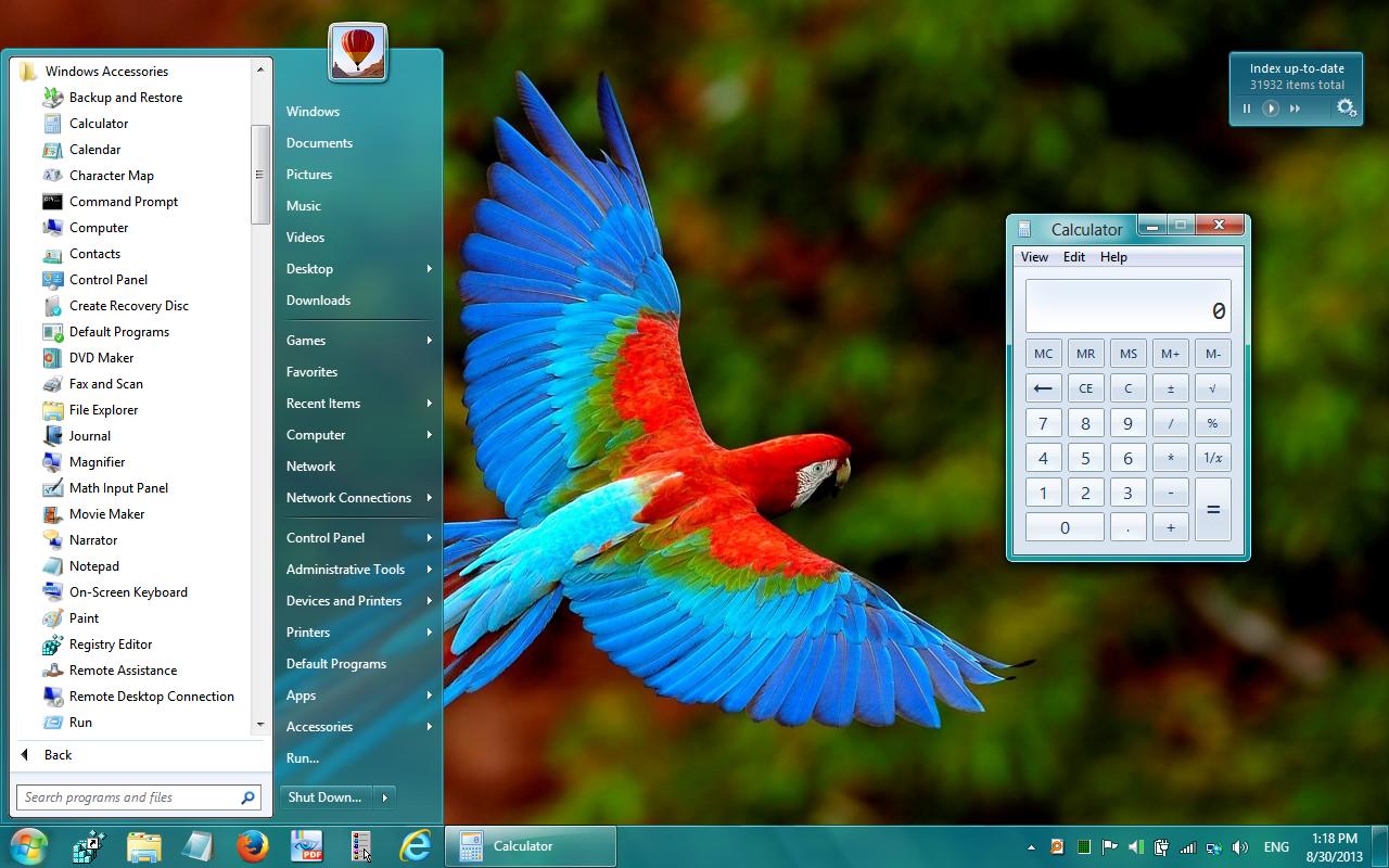 download vista aero glass theme