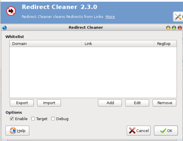 redirect cleaner