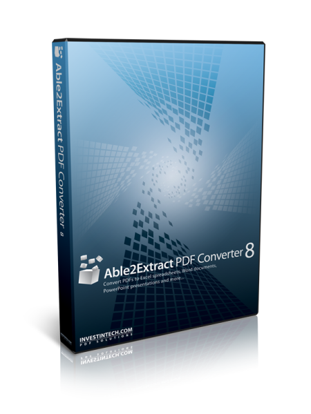 Конвертер PDF Able2Extract 8
