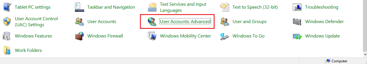 Advanced User Accounts