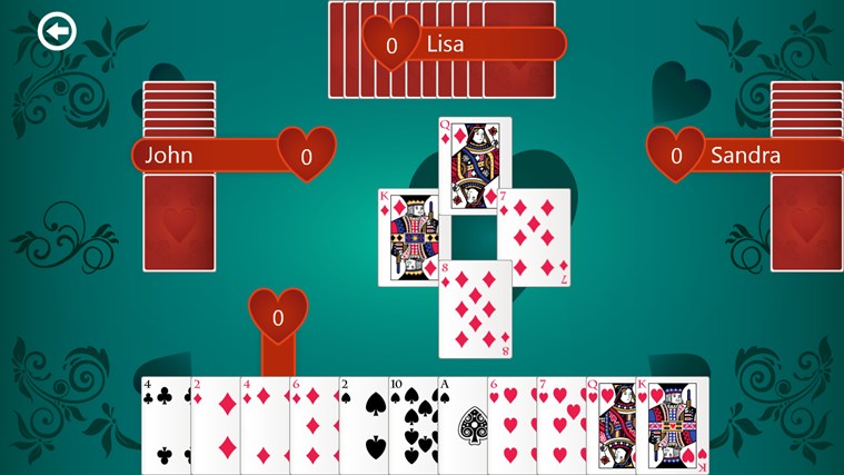 play hearts card game online free