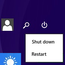 Shutdown button