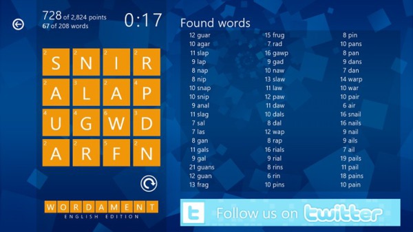 wordament level 62 puzzle 40 12 letter word