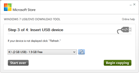 download win usb dvd tool