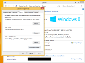 How to see names and values of environment variables in Windows 8 and ...