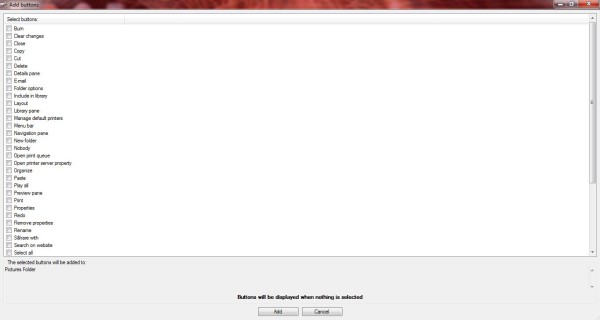 explorer toolbar editor add buttons