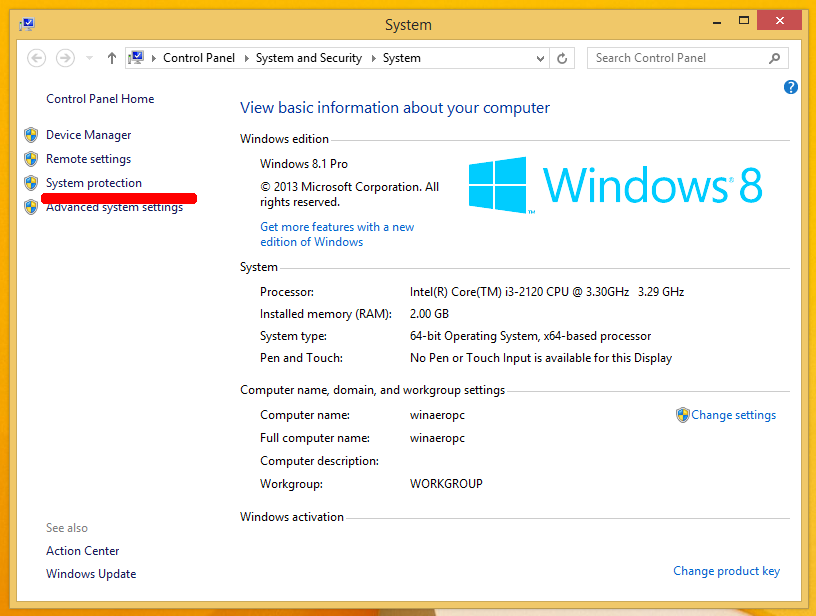 How to run System Restore in Windows 8.1 and Windows 8