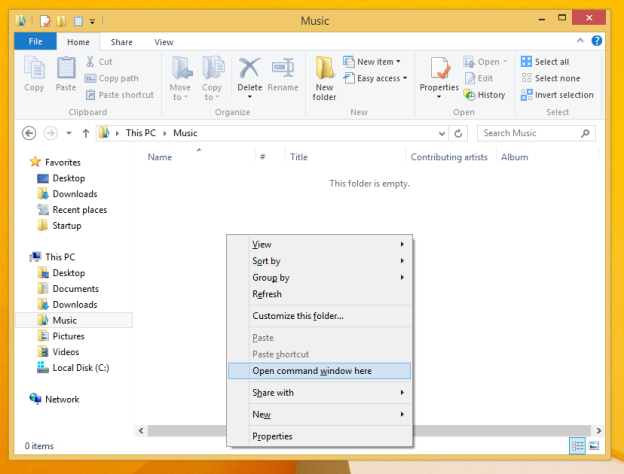All ways to open the command prompt in Windows 8