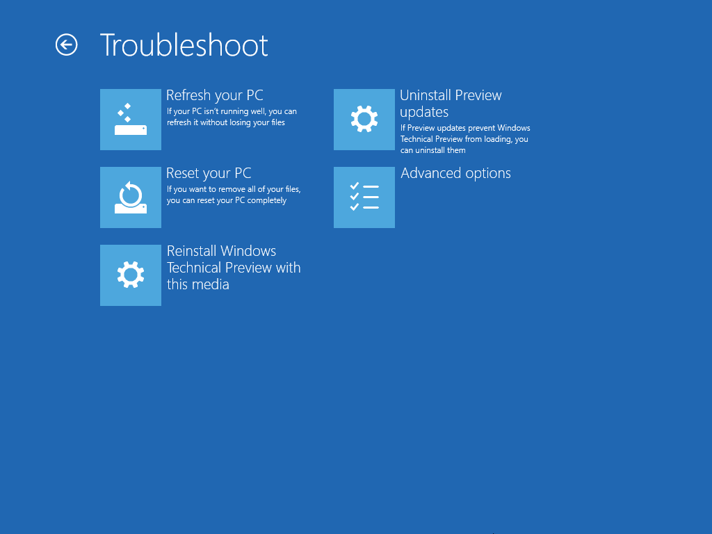 Windows 10 allows you to reinstall the OS and uninstall updates from