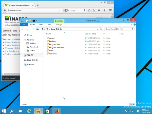 Firefox folder open c drive
