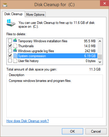 compress your os drive disk cleanup reddit