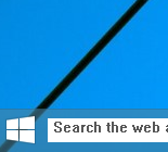 Enable hidden secret Search box in Windows 10 build 9879