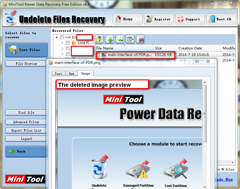 is minitool data recovery free