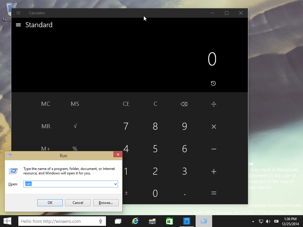 Tip Run Calculator In Windows 10 Directly