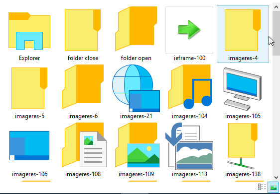 what folder do the scr files reside in windows 10