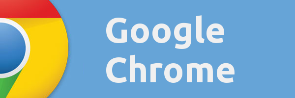 google chrome logo banner