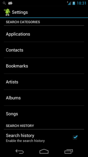 Search and run installed apps by name in Android