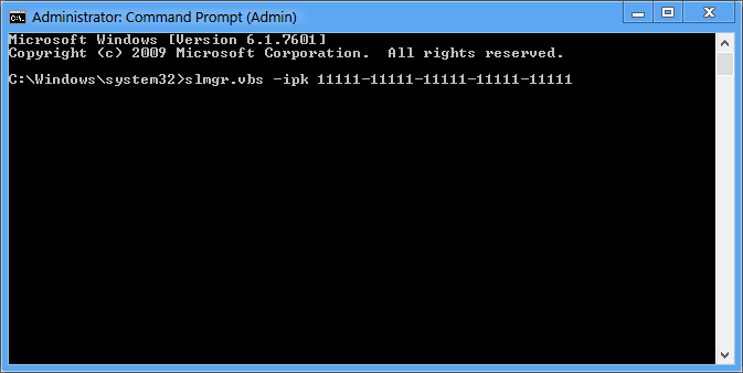 Change windows 8 serial key cmd