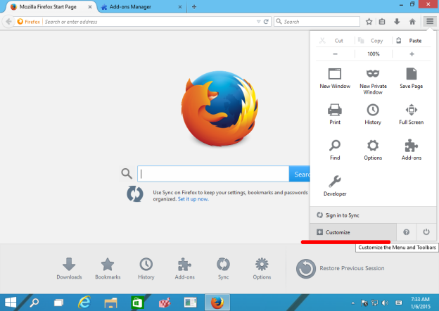 How to switch Firefox display language on the fly