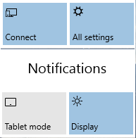 How to customize Quick Actions in Notification Center of Windows 10