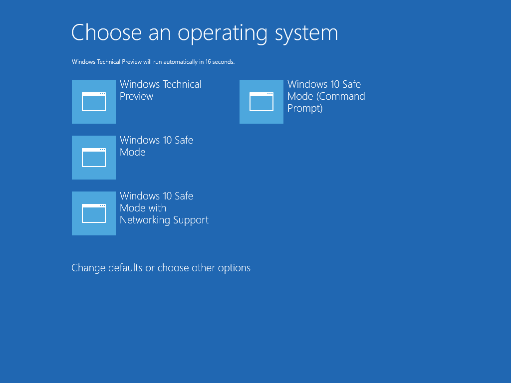 how to get to windows 10 boot menu