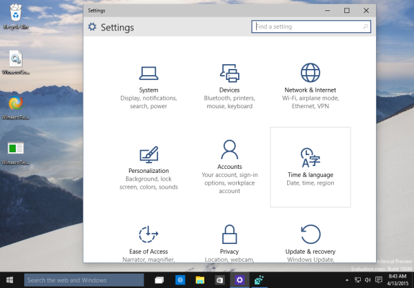 Windows 10 Light System Theme