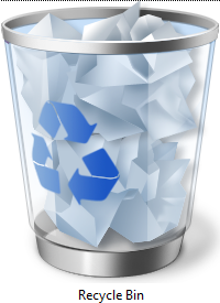 change recycling bin icon