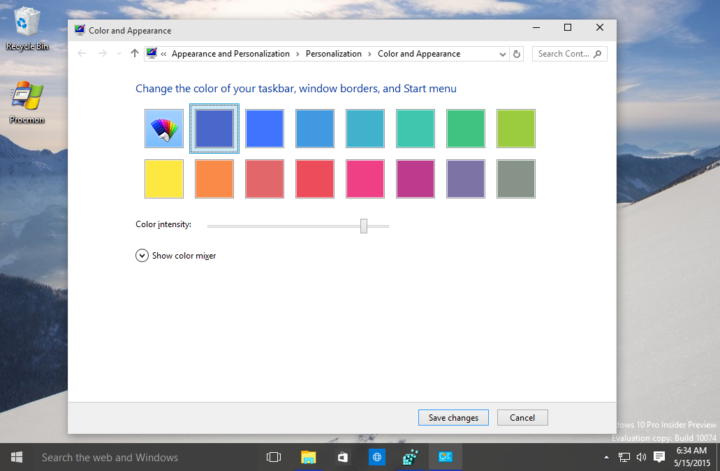 Add Classic Personalization Menu In Windows 10 Build 10074