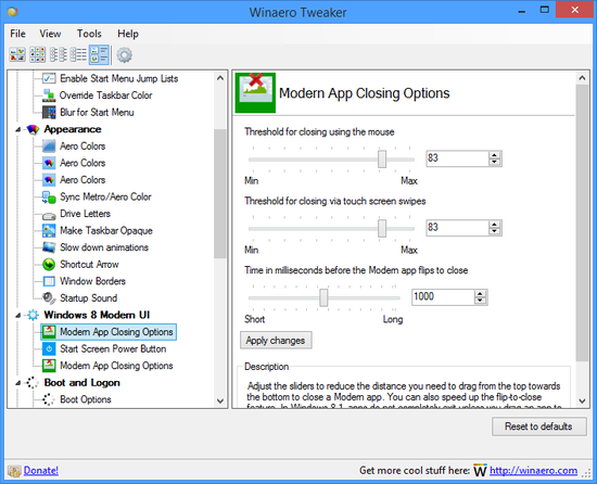 Winaero Tweaker 1.55 for ipod instal