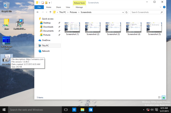 windows 10 screenshot shortcut