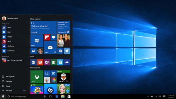 Windows 10 RTM wallpaper